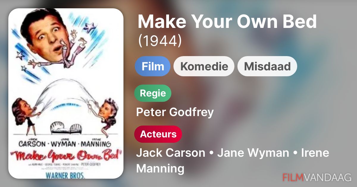 Make Your Own Bed (film, 1944) FilmVandaag.nl