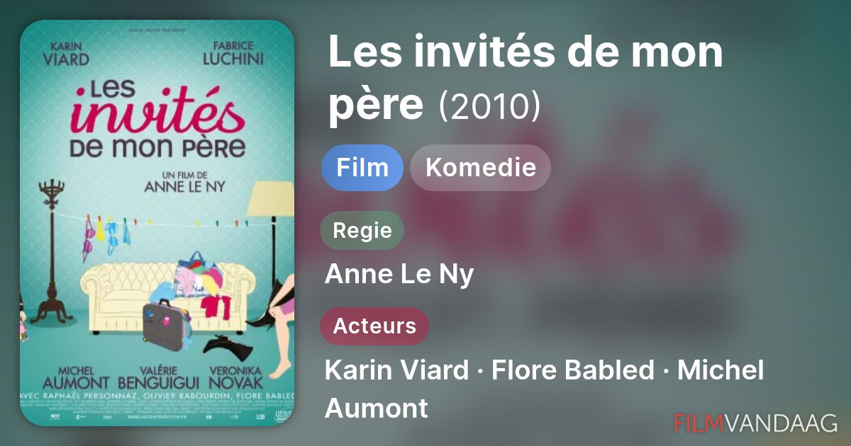 Les Invités De Mon Père Film Complet