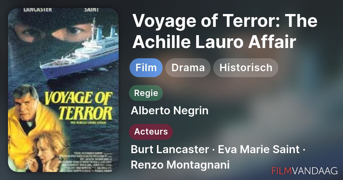 Voyage of Terror: The Achille Lauro Affair (film, 1990) - FilmVandaag.nl