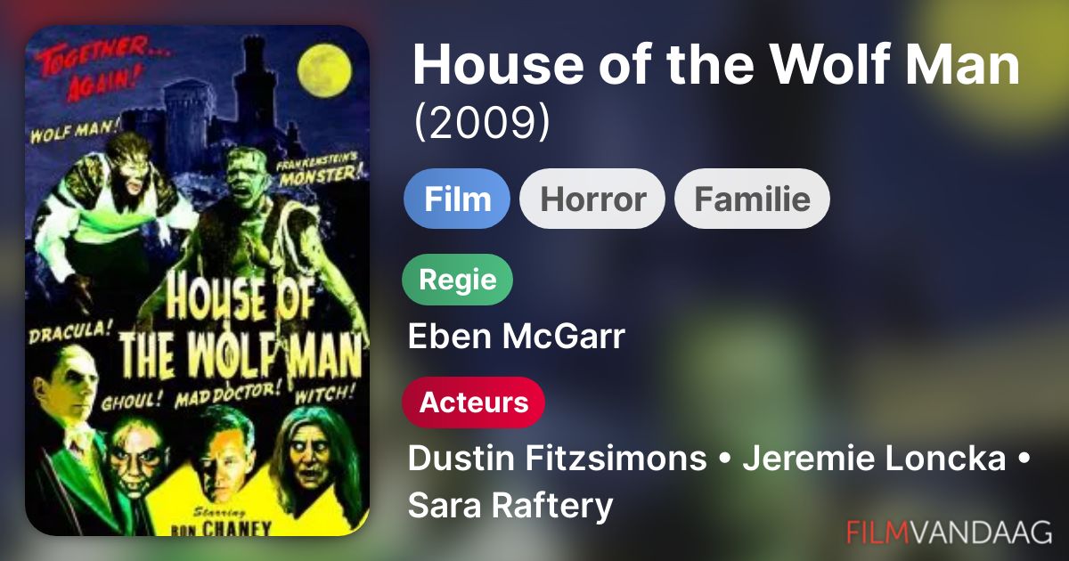 House of the Wolf Man (film, 2009) FilmVandaag.nl