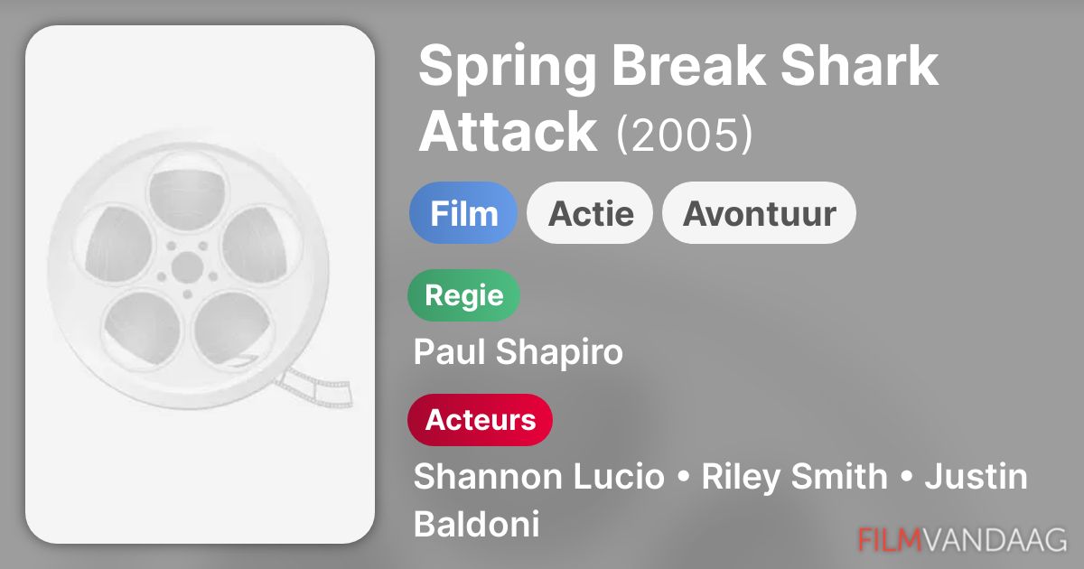 Spring Break Shark Attack (film, 2005) FilmVandaag.nl
