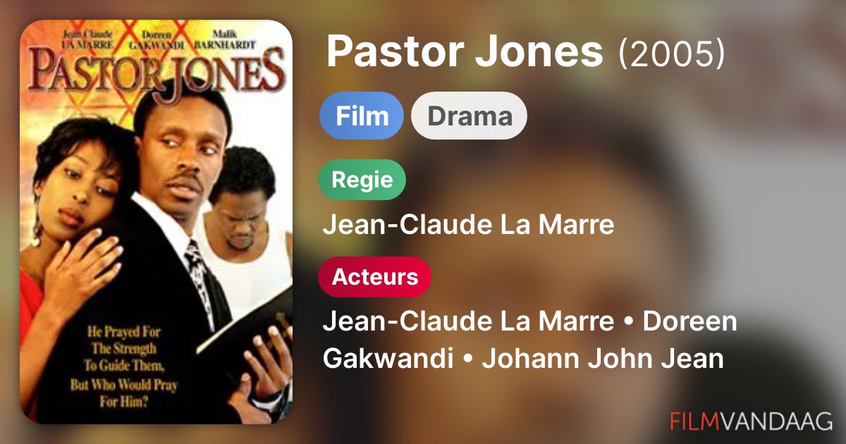 Pastor Jones (film, 2005) FilmVandaag.nl