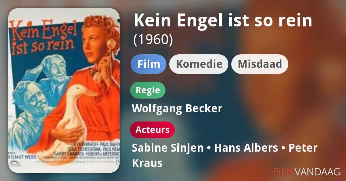 Kein Engel ist so rein (film, 1960) FilmVandaag.nl