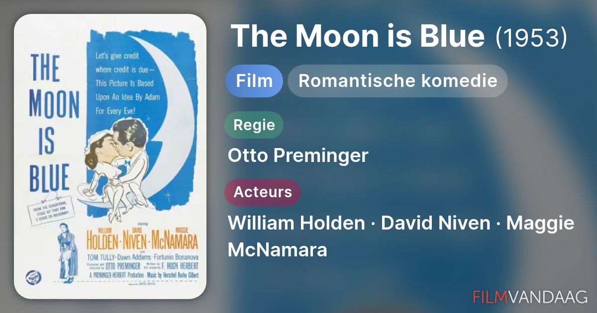 The Moon is Blue (film, 1953) - FilmVandaag.nl