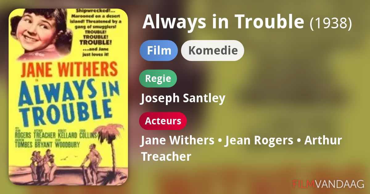 Always in Trouble (film, 1938) FilmVandaag.nl