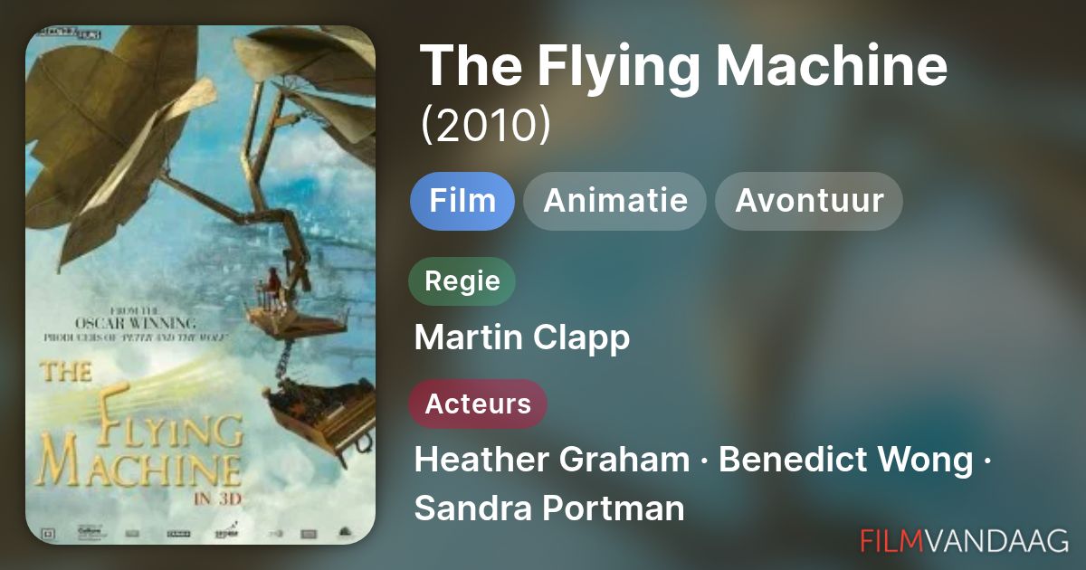 The Flying Machine (film, 2010) - FilmVandaag.nl