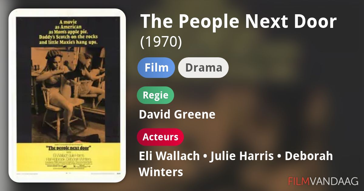 The People Next Door (film, 1970) FilmVandaag.nl