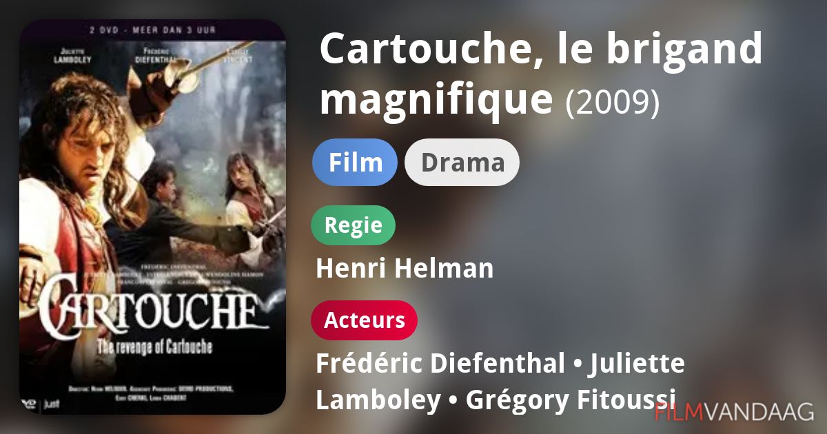 Cartouche, le brigand magnifique (film, 2009) FilmVandaag.nl Cartouche, le brigand magnifique (film, 2009) FilmVandaag.nl