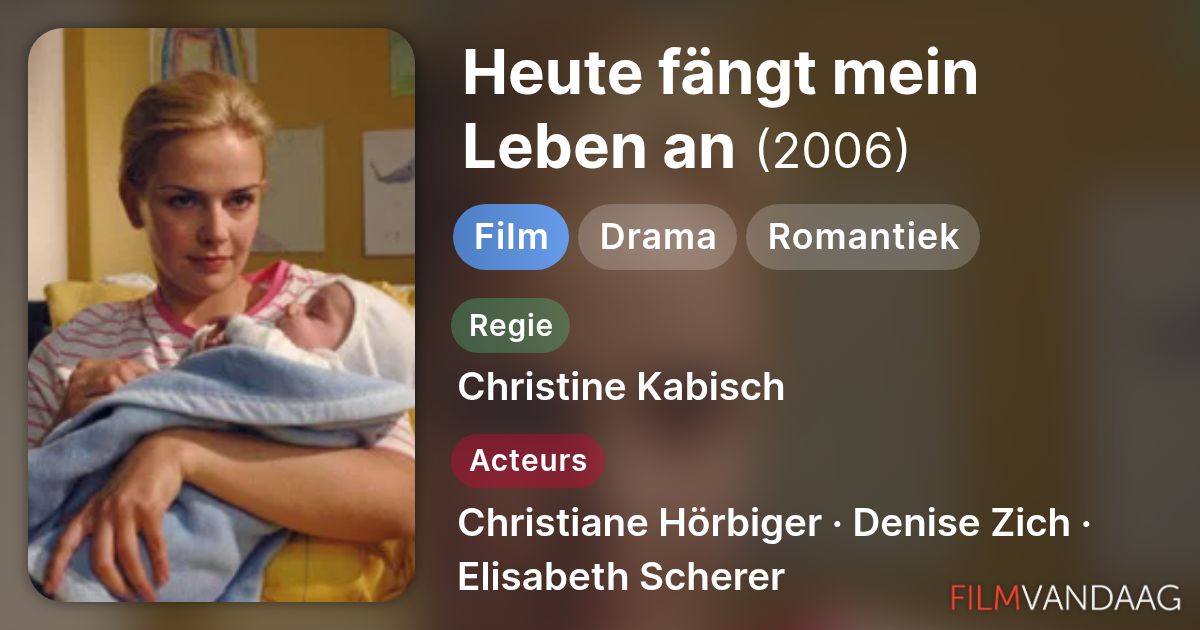 Besetzung Von Heute Fängt Mein Leben An Heute fängt mein Leben an (film, 2006) - FilmVandaag.nl
