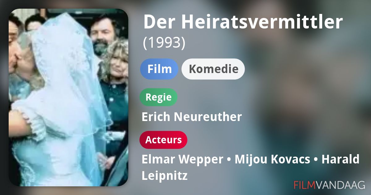 Der Heiratsvermittler Der Mann Der Millionäre Vermittelt