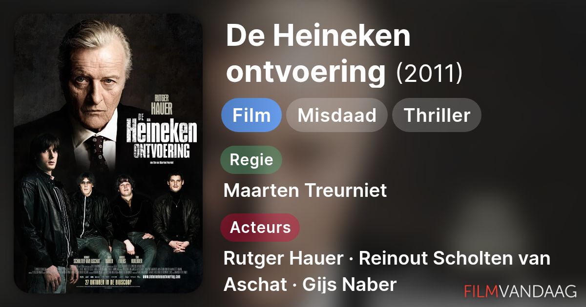 De Heineken ontvoering (film, 2011) Nu Online Kijken - FilmVandaag.nl