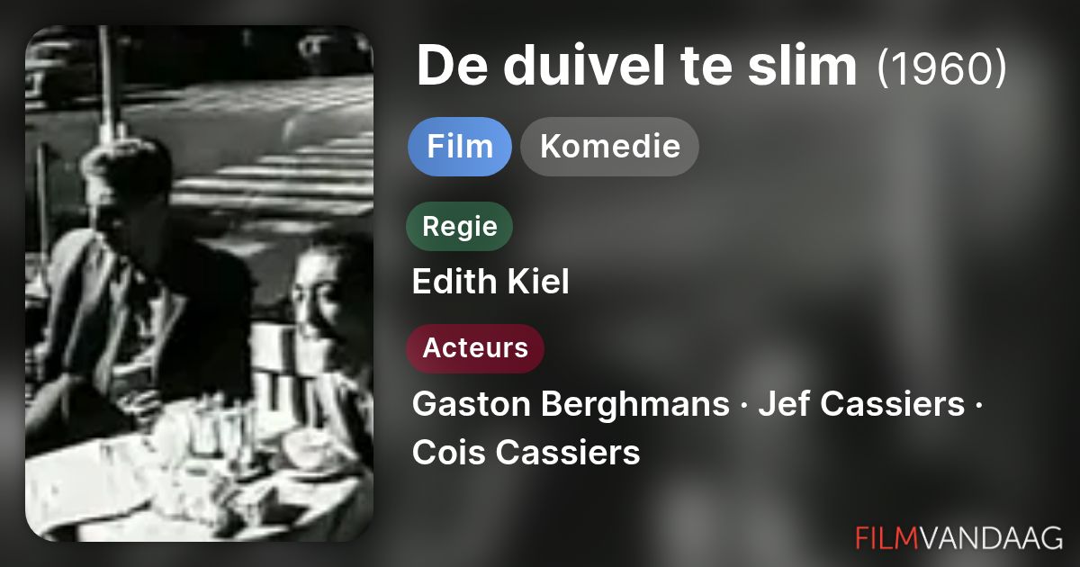 De duivel te slim (film, 1960) - FilmVandaag.nl