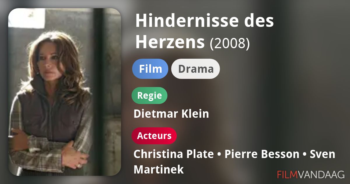 Hindernisse des Herzens (film, 2008) FilmVandaag.nl Hindernisse des Herzens (film, 2008) FilmVandaag.nl