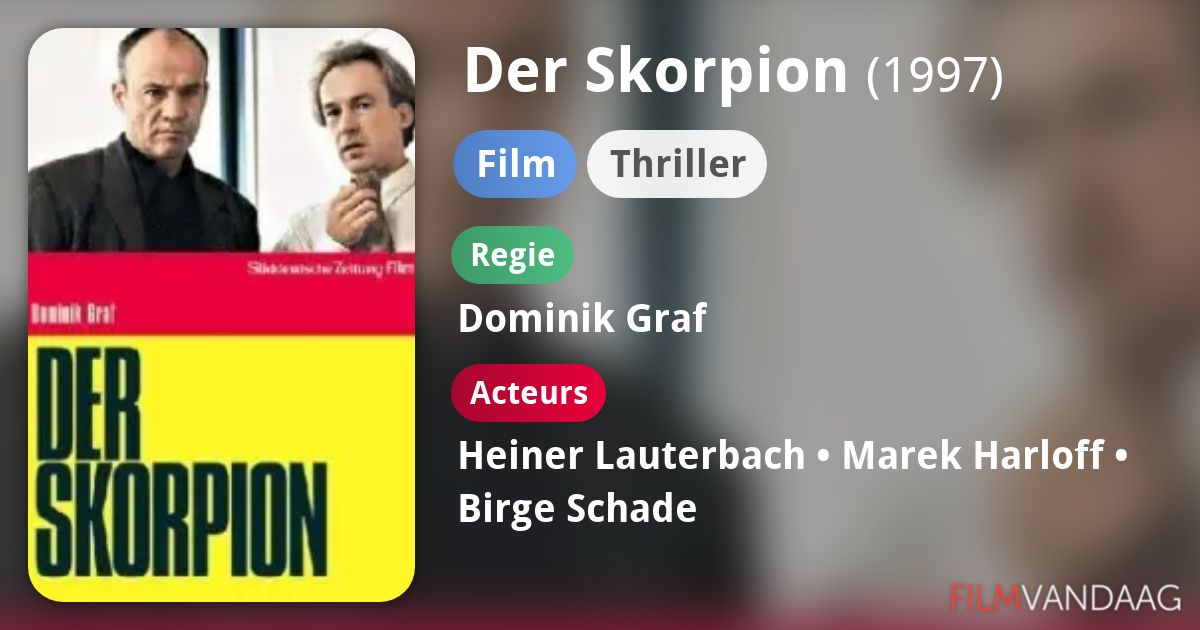 Der Skorpion (film, 1997) - FilmVandaag.nl