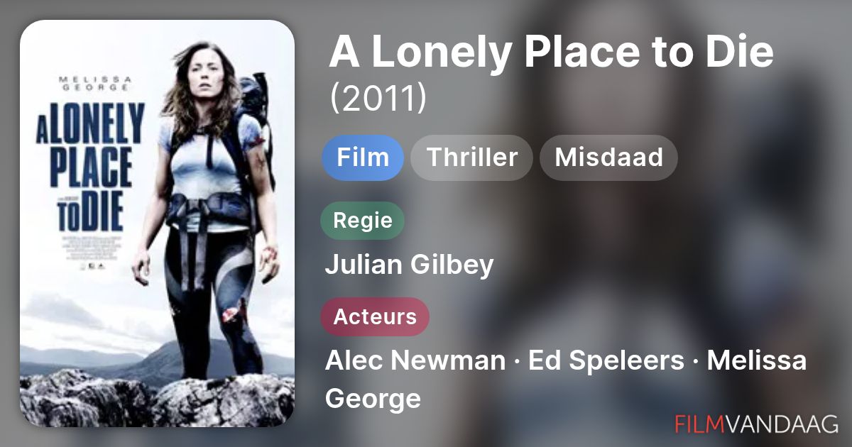 a lonely place to die