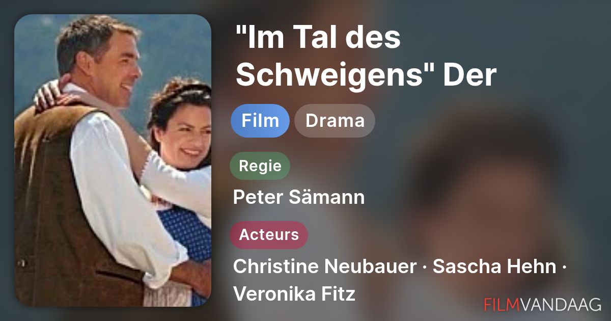 besetzung von im tal des schweigens