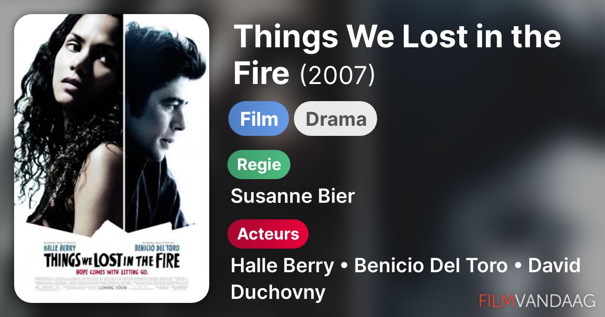 Cast Van Things We Lost In The Fire
