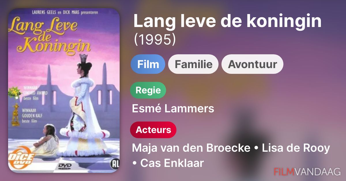 Lang leve de koningin (film, 1995) FilmVandaag.nl