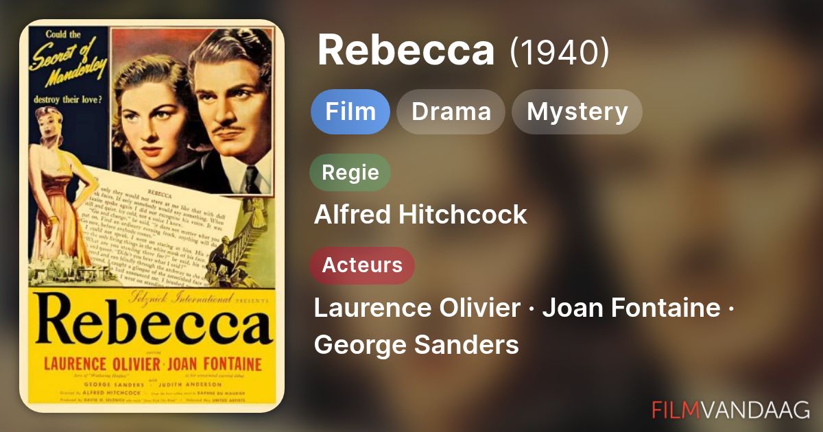 Rebecca film 1940 FilmVandaag nl rebecca-film-1940-filmvandaag-nl