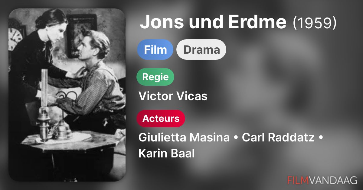Jons und Erdme (film, 1959) FilmVandaag.nl