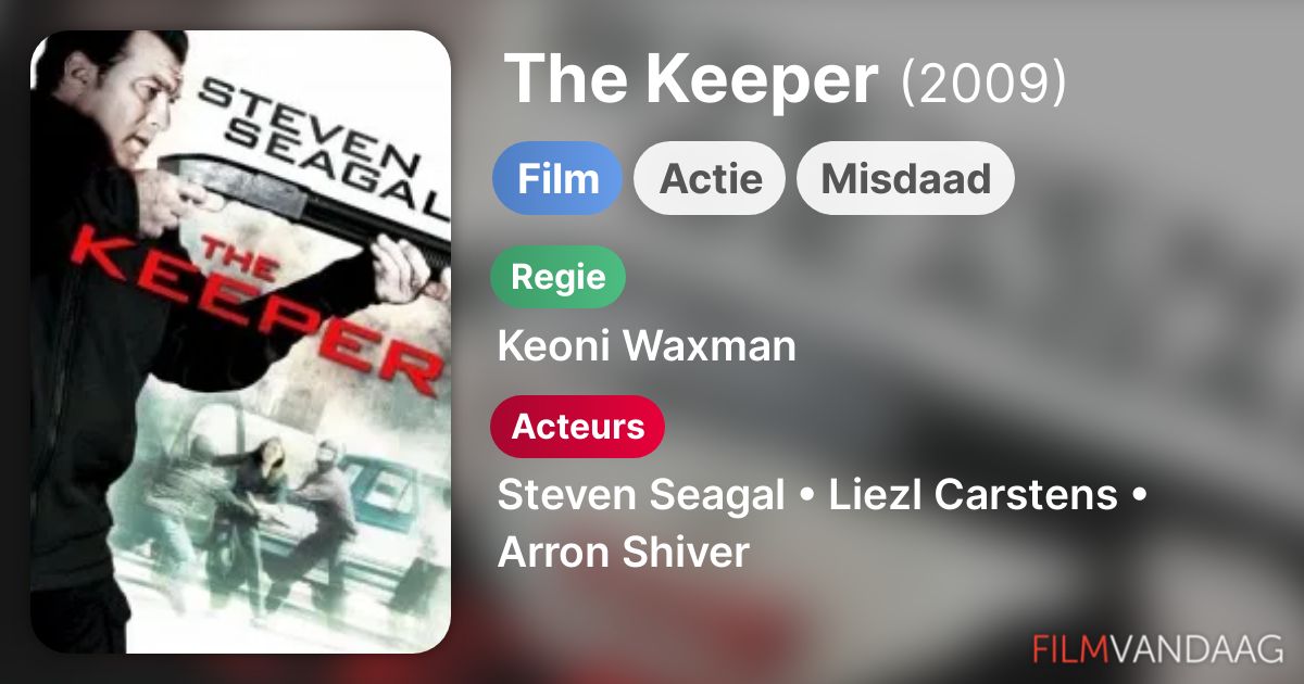 The Keeper (film, 2009) FilmVandaag.nl