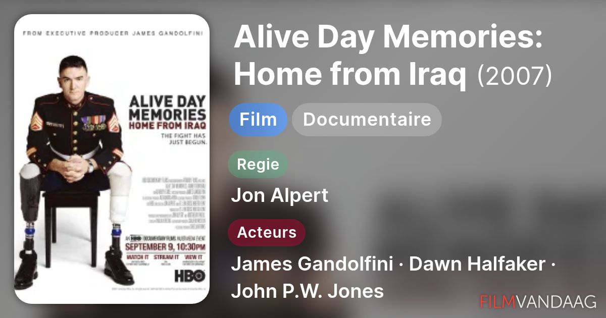 Alive Day Memories: Home from Iraq (film, 2007) - FilmVandaag.nl