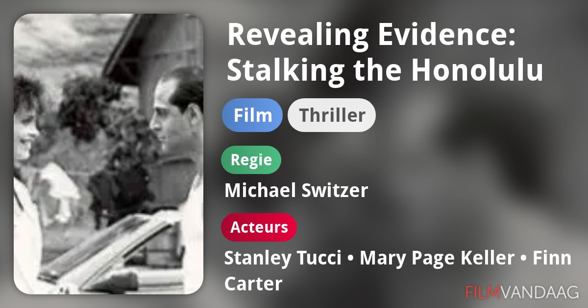 Revealing Evidence: Stalking the Honolulu Strangler (film, 1990 ...