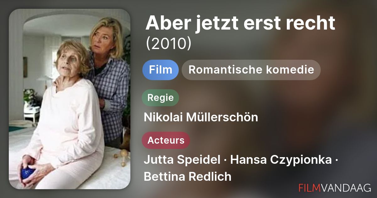 besetzung von aber jetzt erst recht