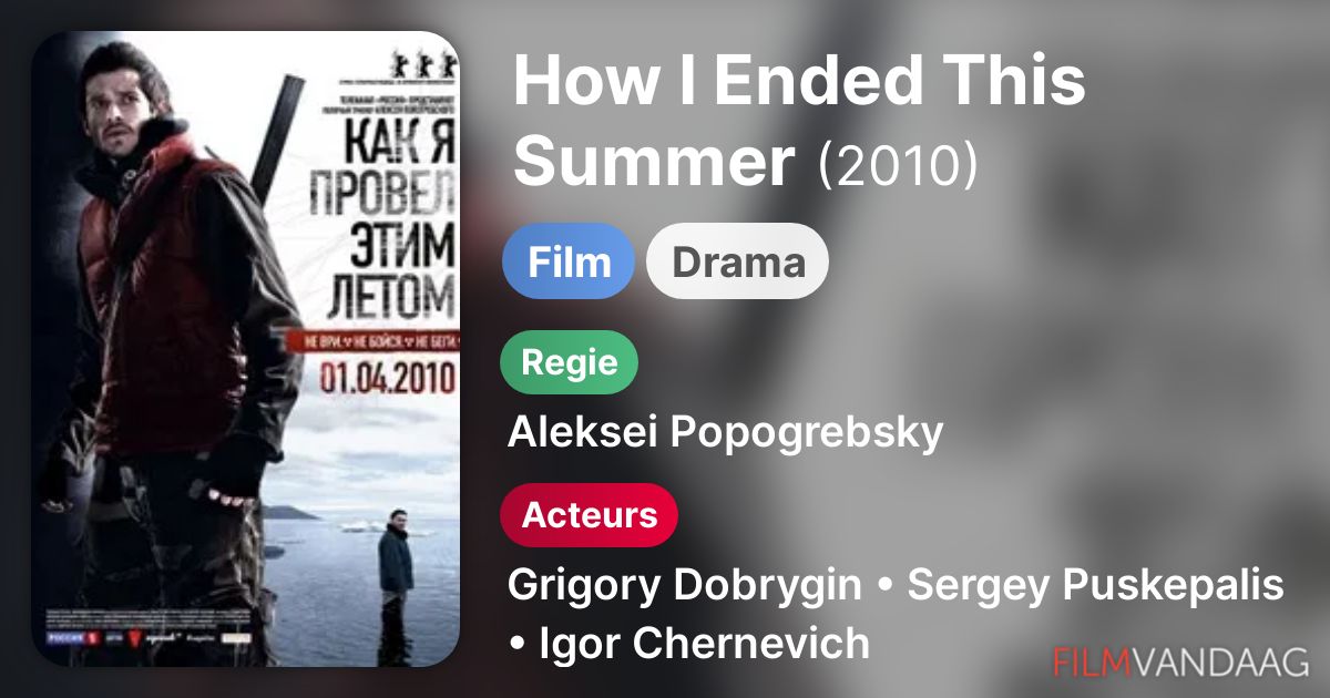 How I Ended This Summer (film, 2010) FilmVandaag.nl