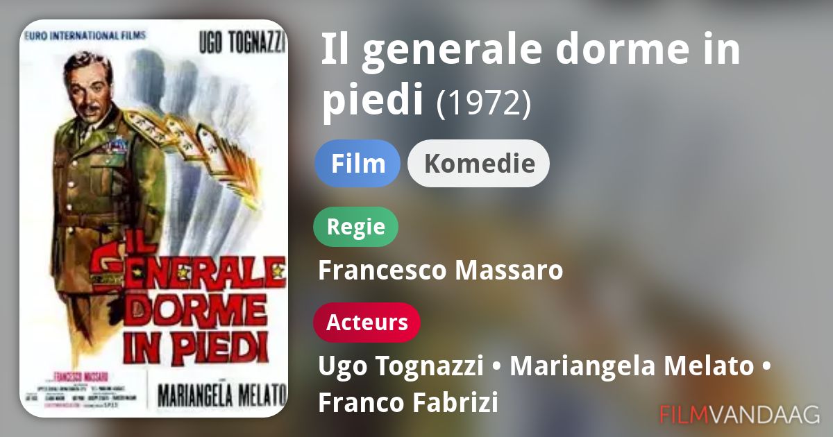 Il generale dorme in piedi (film, 1972) FilmVandaag.nl