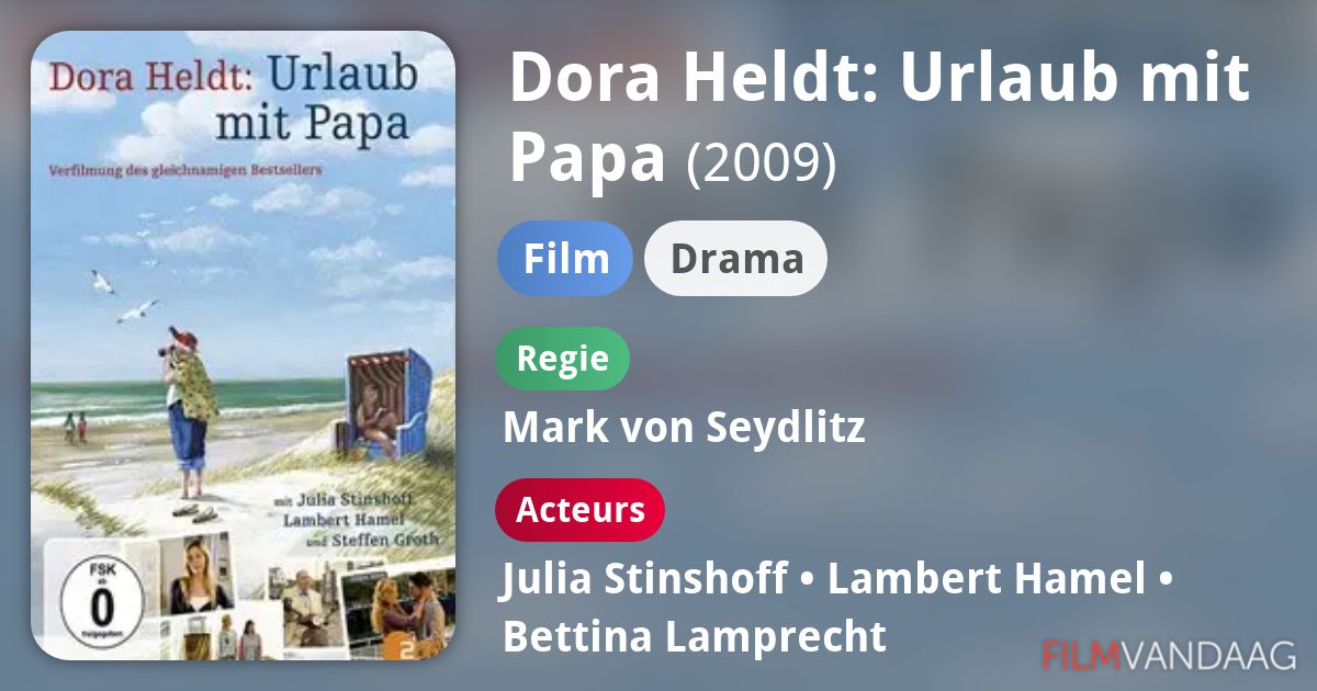Dora Heldt Urlaub mit Papa (film, 2009) FilmVandaag.nl