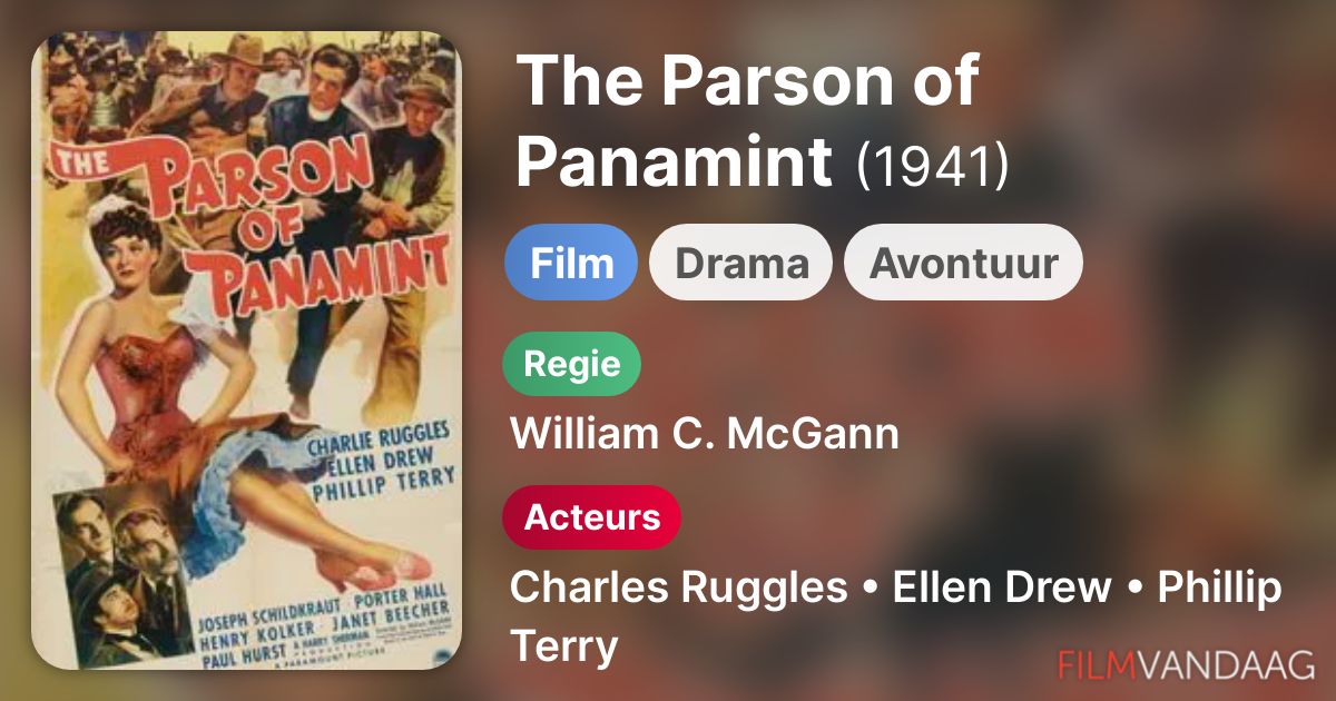 The Parson of Panamint (film, 1941) Nu Online Kijken FilmVandaag.nl