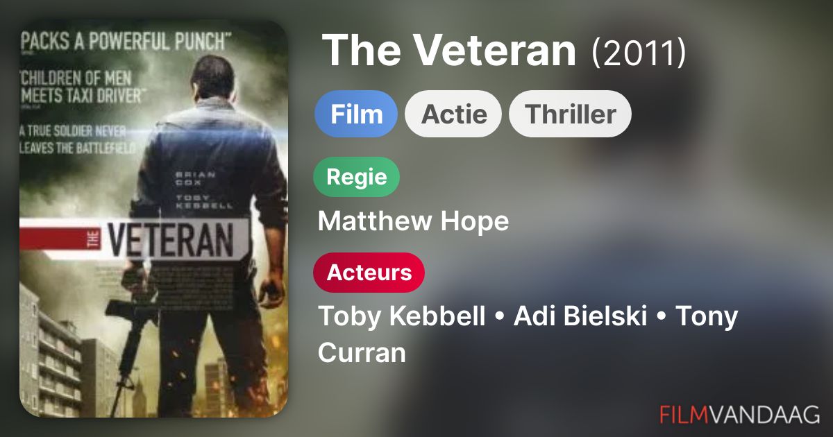 The Veteran (film, 2011) FilmVandaag.nl