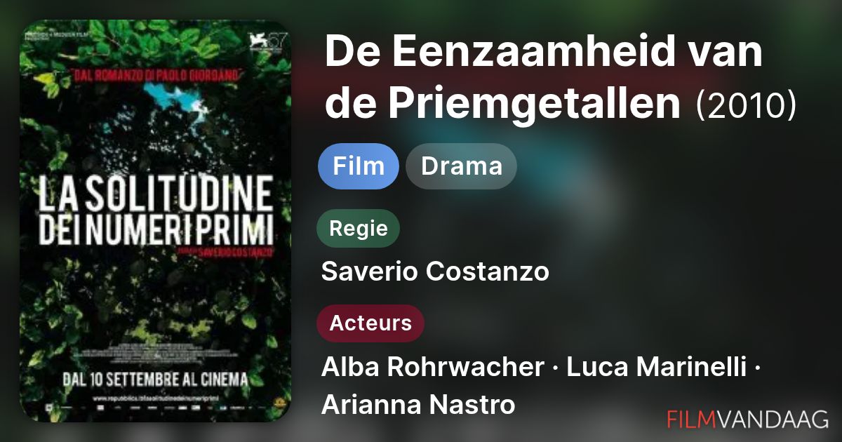 De Eenzaamheid van de Priemgetallen (film, 2010) Nu Online Kijken