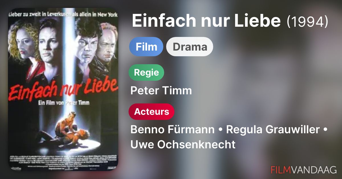 Einfach nur Liebe (film, 1994) FilmVandaag.nl Einfach nur Liebe (film, 1994) FilmVandaag.nl