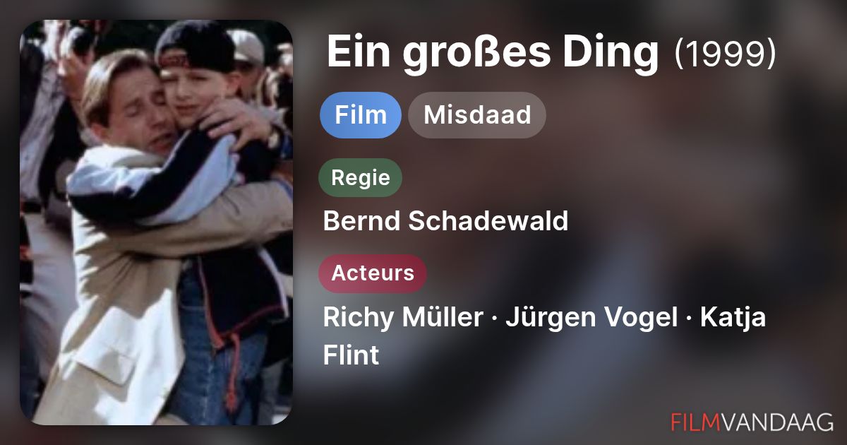 ein ganz großes ding besetzung