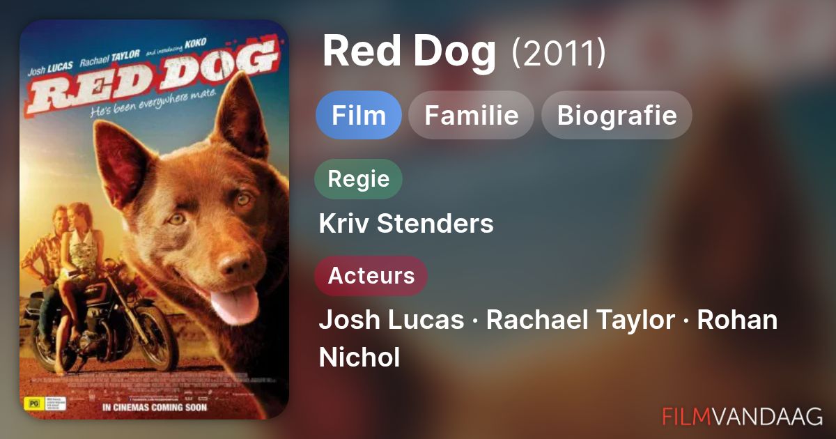 Kijk Red Dog (film, 2011) Nu Online - FilmVandaag.nl