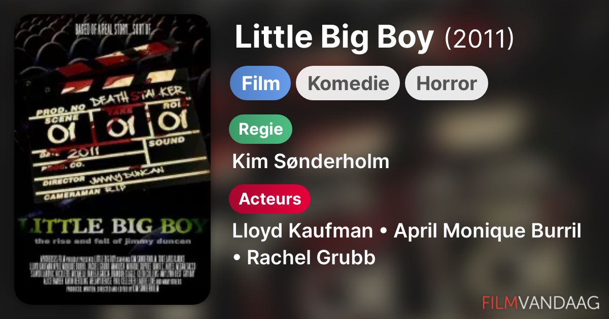 Little Big Boy (film, 2011) FilmVandaag.nl