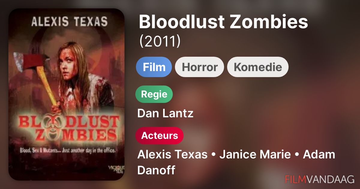 Bloodlust Zombies (film, 2011) FilmVandaag.nl