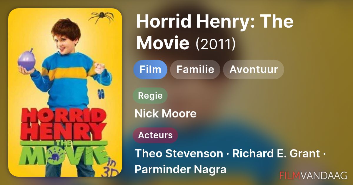 Horrid Henry The Movie film 2011 FilmVandaag nl horrid-henry-the-movie-film-2011-filmvandaag-nl
