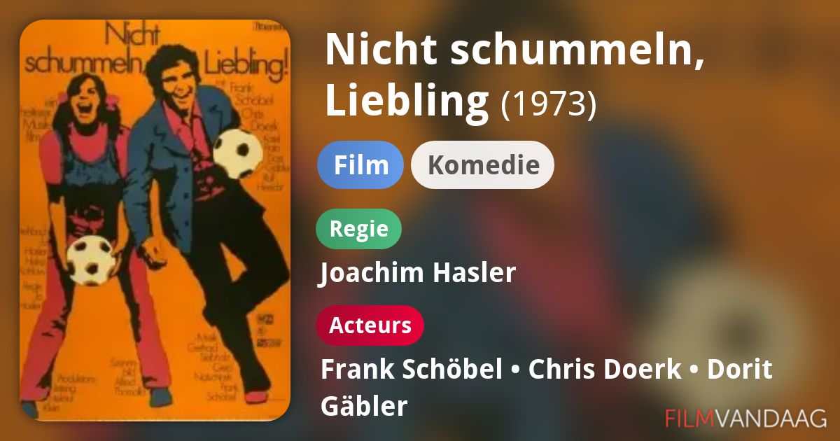 Nicht schummeln, Liebling (film, 1973) FilmVandaag.nl