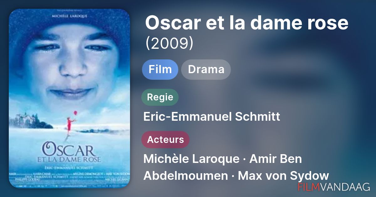 Kijk Oscar et la dame rose (film, 2009) Nu Online - FilmVandaag.nl
