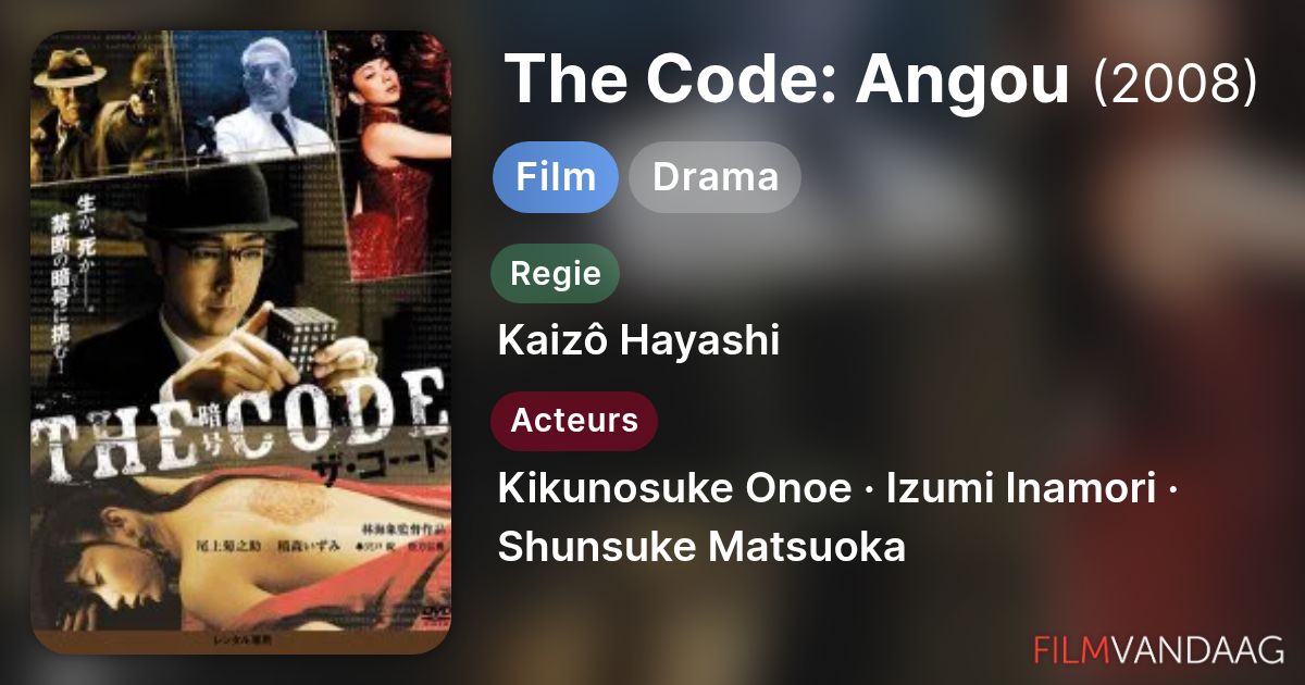 Code Ange The Code: Angou (film, 2008) - FilmVandaag.nl
