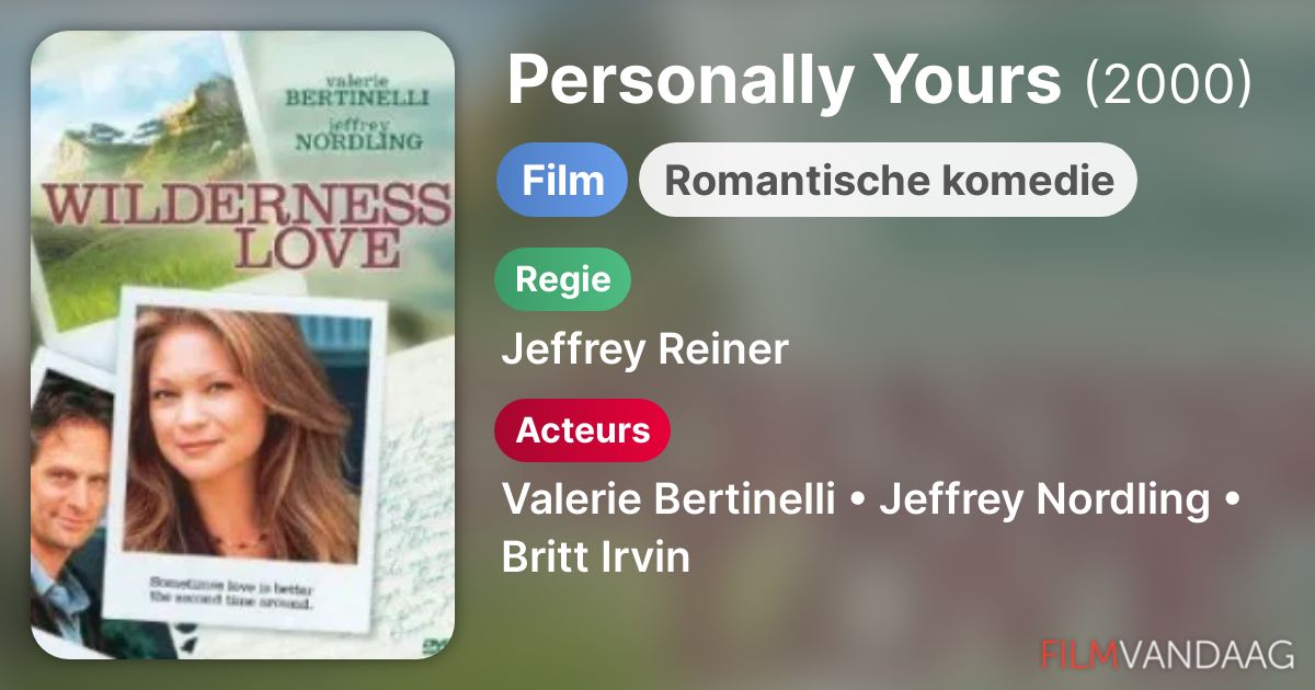 Personally Yours (film, 2000) FilmVandaag.nl