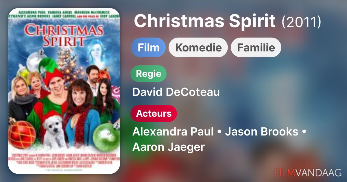 Christmas Spirit (film, 2011) FilmVandaag.nl