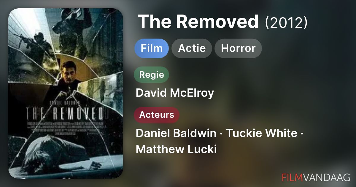 The Removed (film, 2012) - FilmVandaag.nl