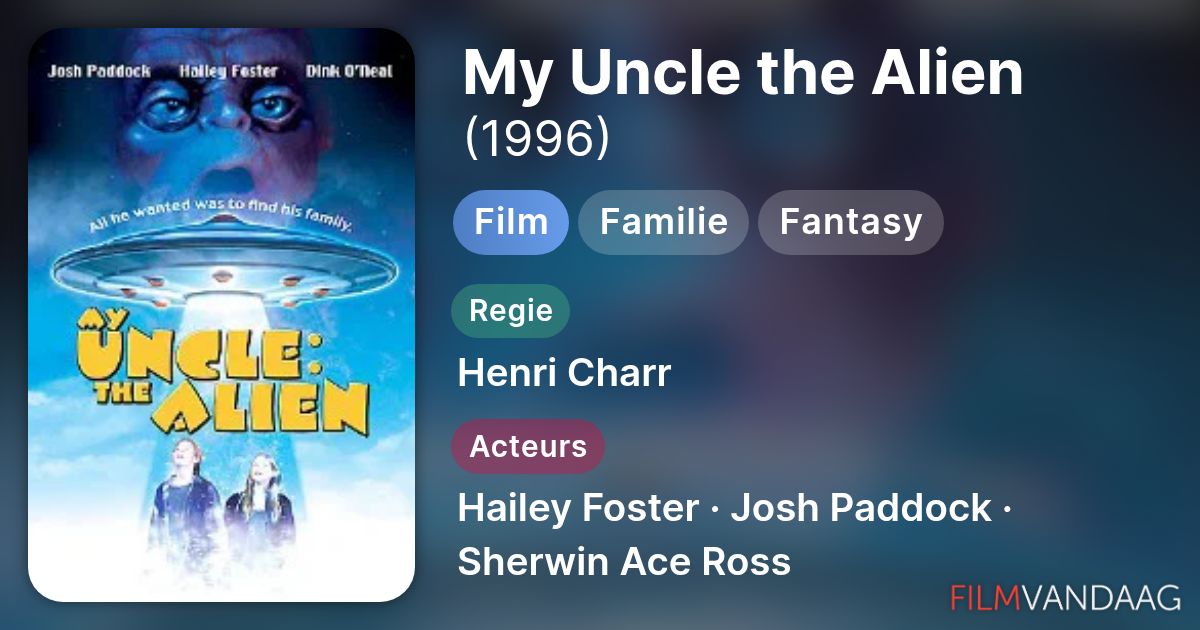 My Uncle the Alien (film, 1996) - FilmVandaag.nl