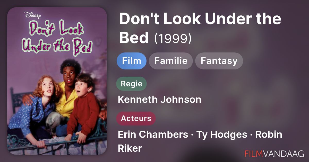 Don't Look Under the Bed (film, 1999) - FilmVandaag.nl