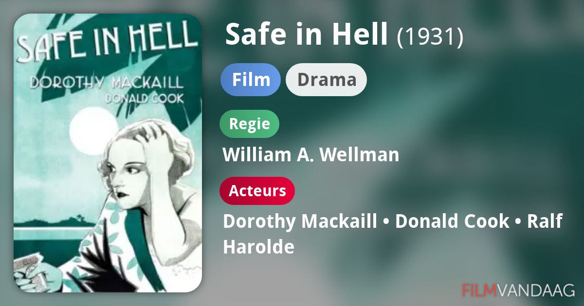 Safe in Hell (film, 1931) FilmVandaag.nl
