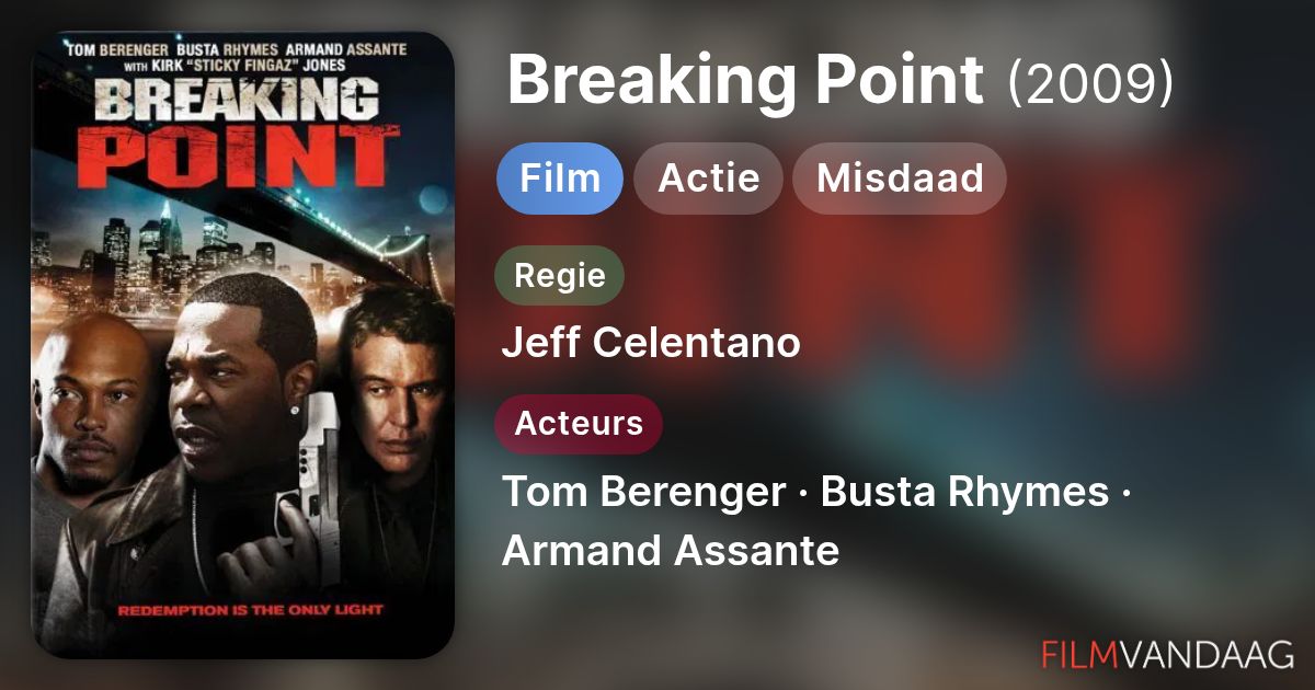 Breaking Point (film, 2009) - FilmVandaag.nl